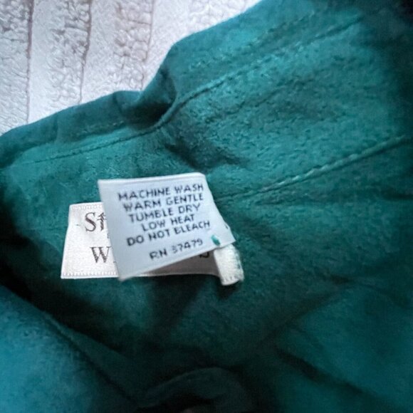 Vintage St. Croix Knits Men Long Sleeve Button Up Shirt Size XL Blue Lightweight - Picture 7 of 8